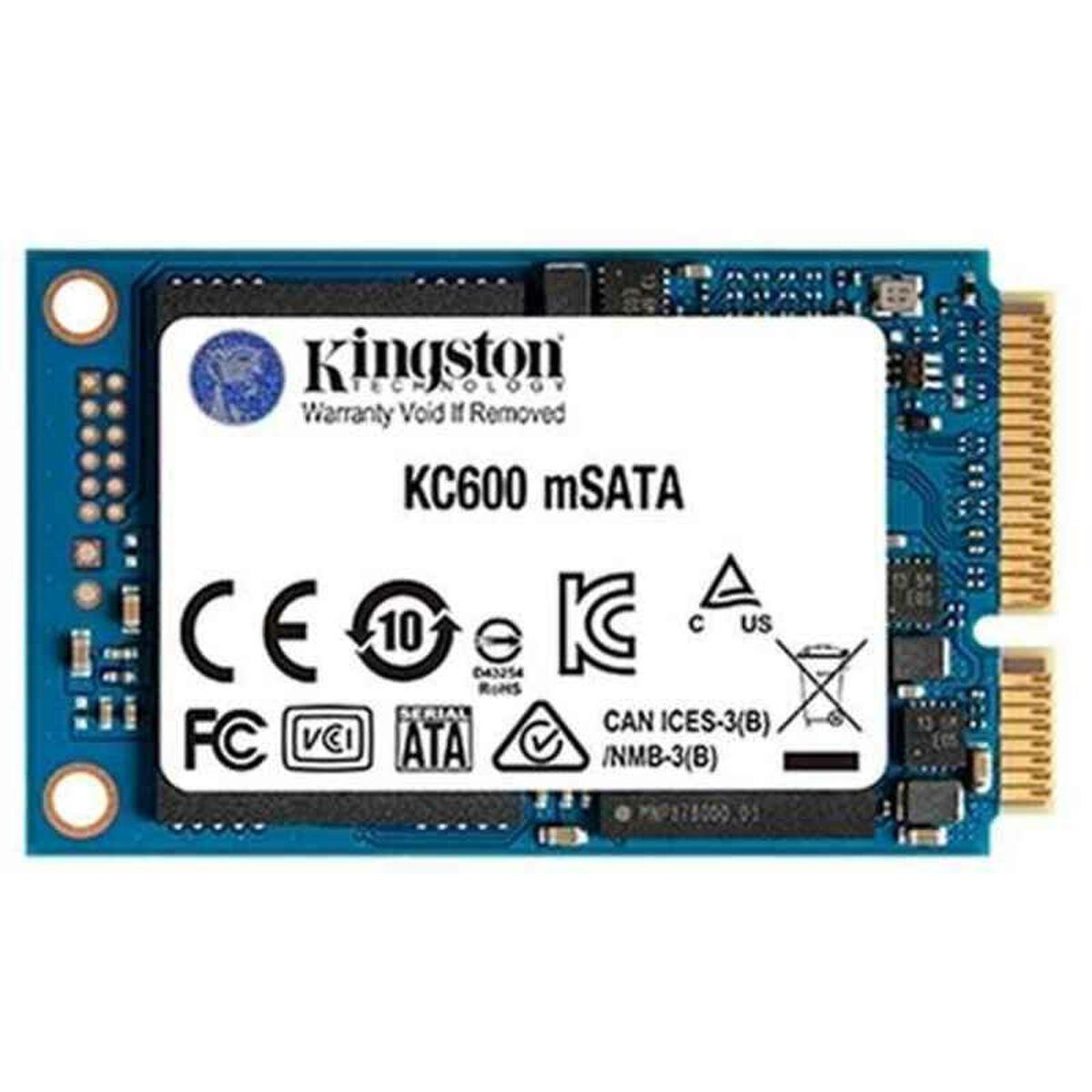 Ssd Harddisk Kingston Kc600 Msata 512 Gb 3d Tlc