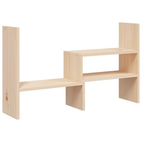 Skærmholder i massivt fyrretræ - 39-72 x 17 x 43 cm