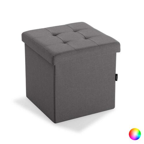 Aftagelig puf Versa Træ MDF 38 x 37,5 x 38 cm Grå