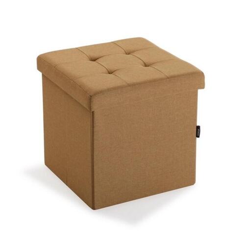 Aftagelig puf Versa Træ MDF 38 x 37,5 x 38 cm Grå