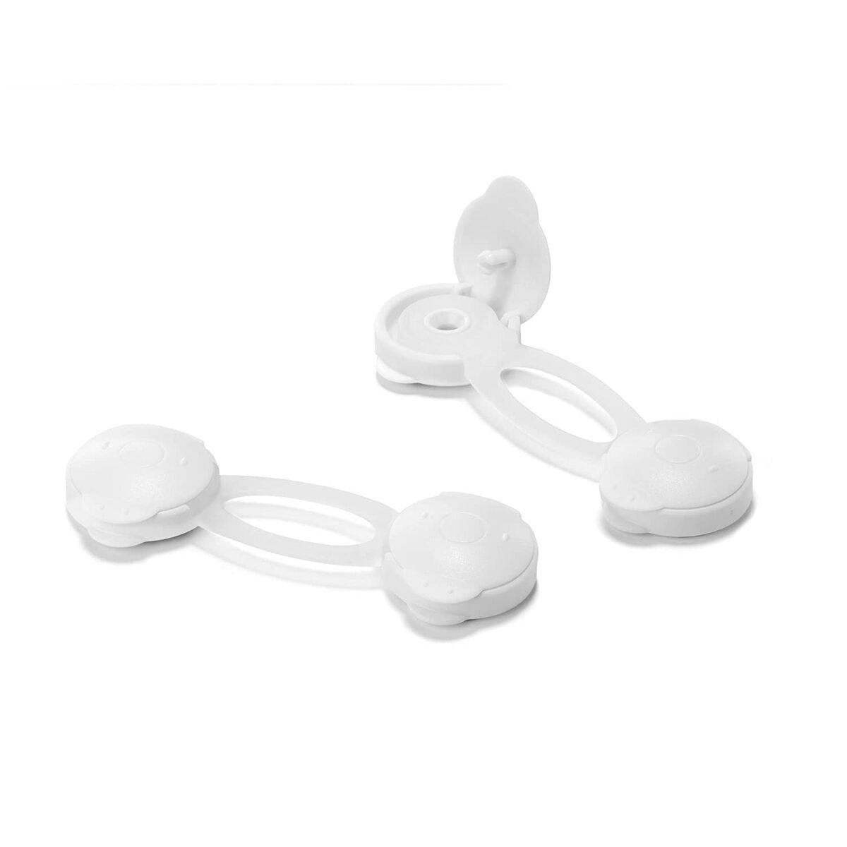 Inofix sikkerhedslås til skabe og skuffer - 2 stk., hvid