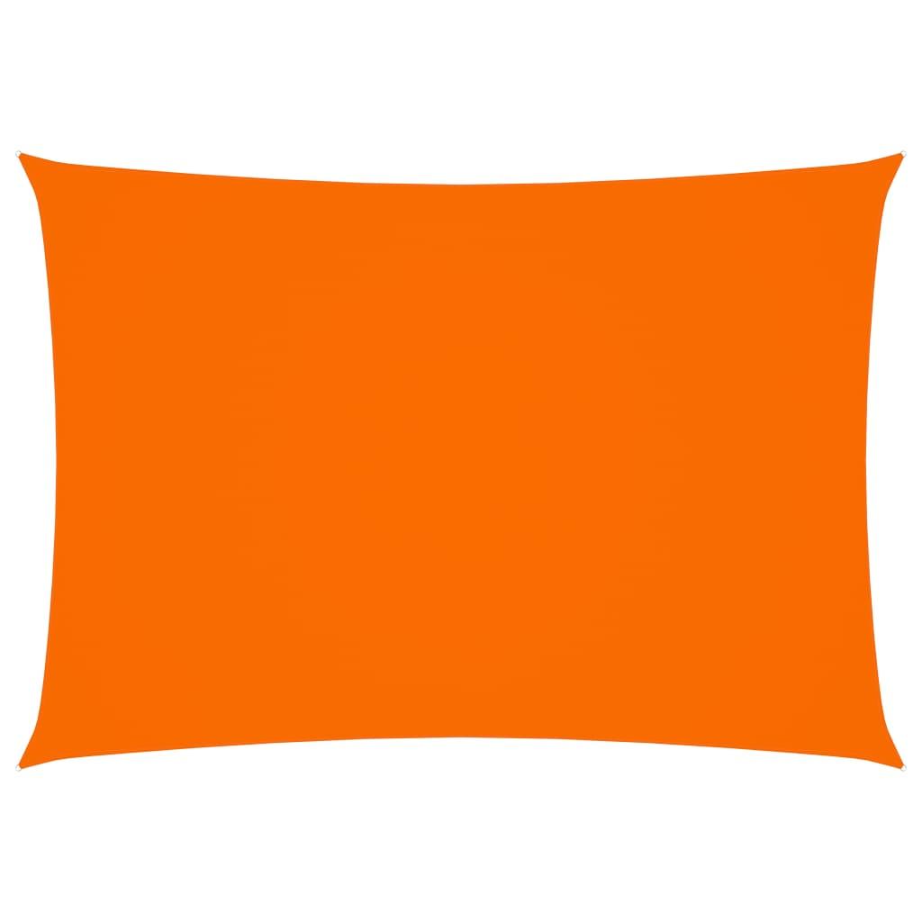 Solsejl 2,5x4,5 m rektangulær oxfordstof orange