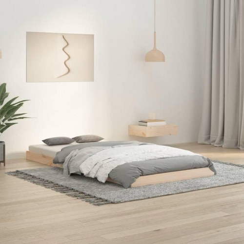 Sengeramme 90x190 cm i massivt fyrretræ - enkeltmandsseng