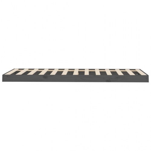 Sengeramme 75x190 cm Small Single massivt fyrretræ grå