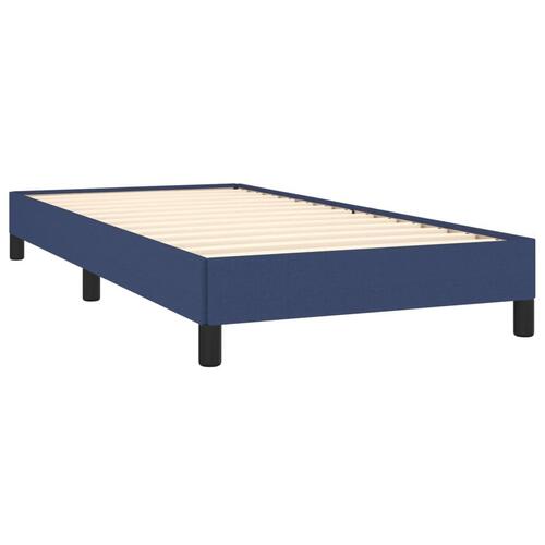 Sengeramme uden madras 100x200 cm stof blå