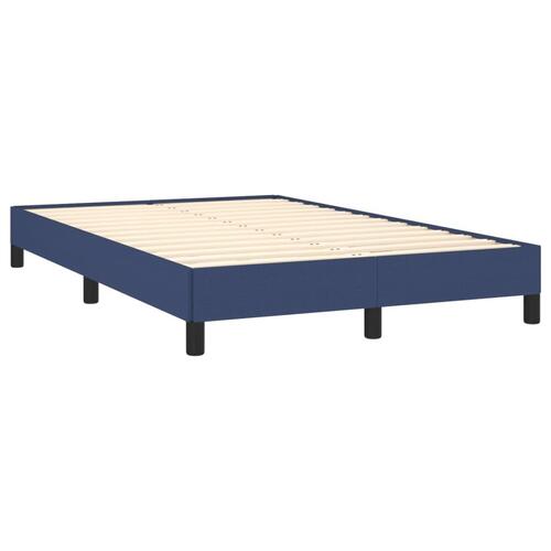 Sengeramme uden madras 120x200 cm stof blå
