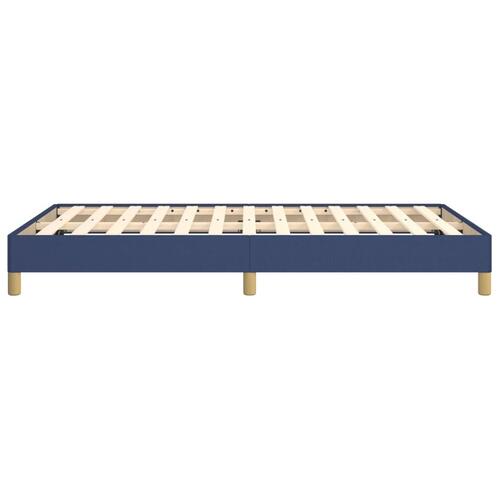 Sengeramme uden madras 120x200 cm stof blå
