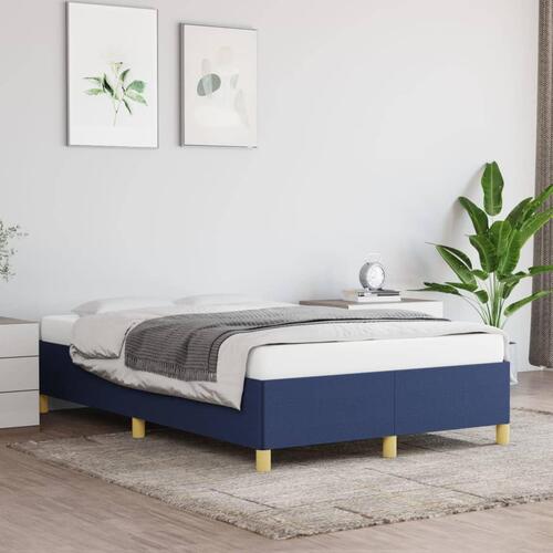 Sengeramme uden madras 120x200 cm stof blå