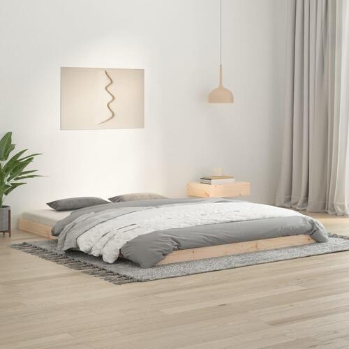 Sengeramme 150x200 cm massivt fyrretræ