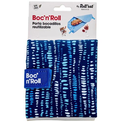 Sandwich Etui Roll'eat Boc'n'roll Essential Marine Blå (11 x 15 cm)