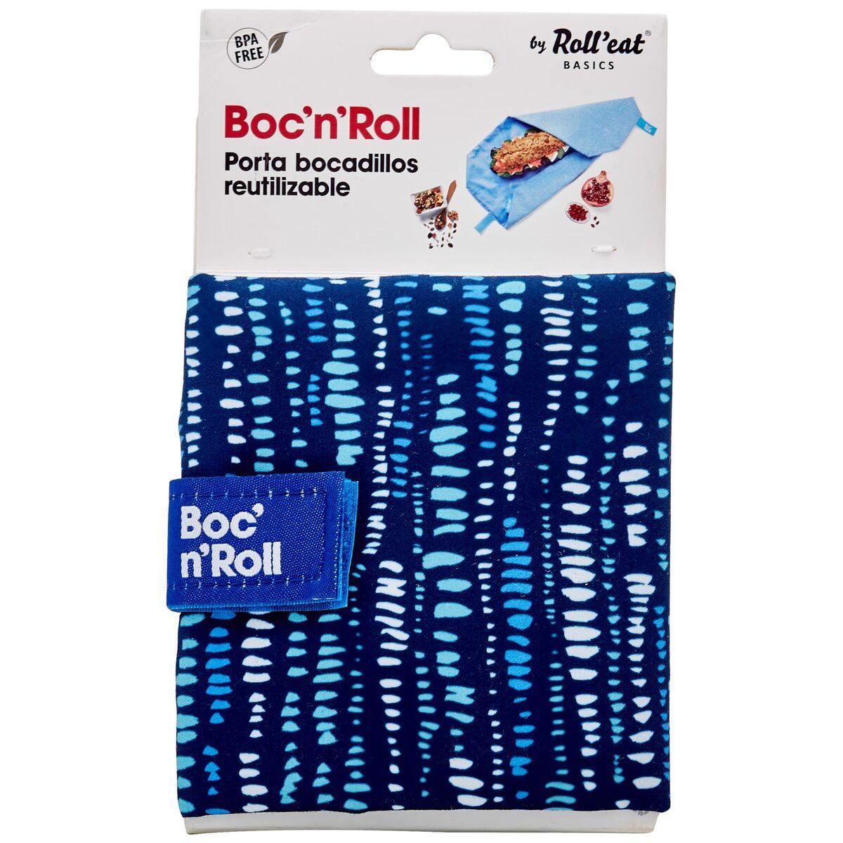 Sandwich Etui Roll'eat Boc'n'roll Essential Marine Blå (11 x 15 cm)