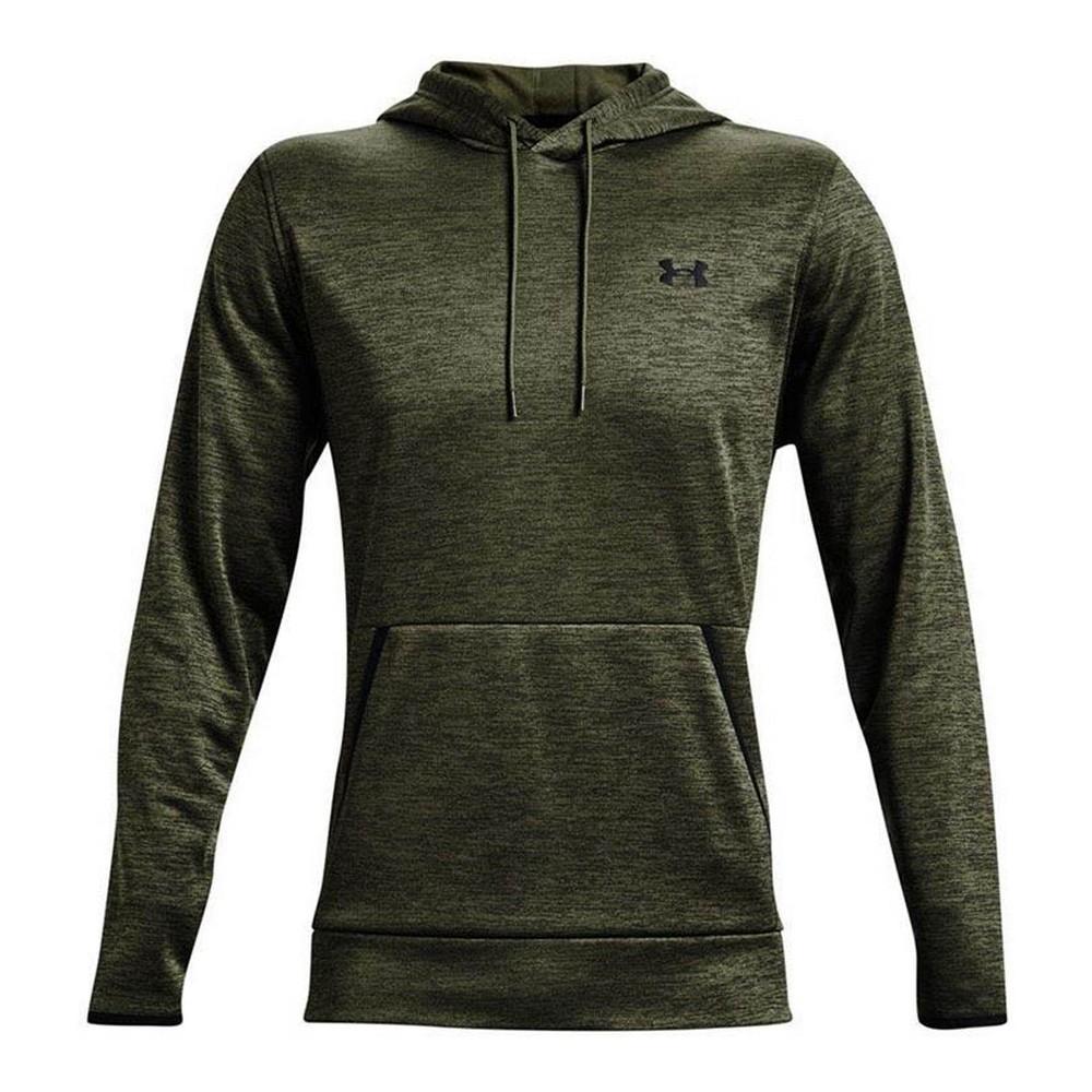 Hættetrøje Til Mænd Under Armour Fleece Twist Oliven