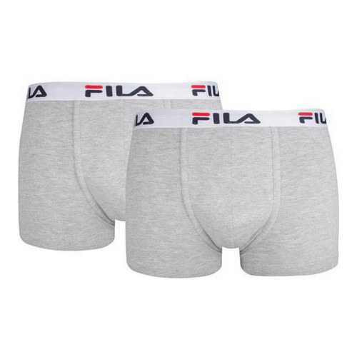 Fila boxershorts til mænd - grå, str. S (2-pak)