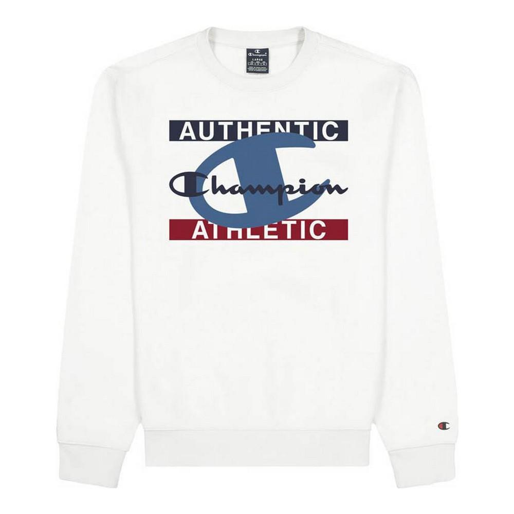 Champion Authentic Athletic Sweatshirt Til Mænd Hvid M