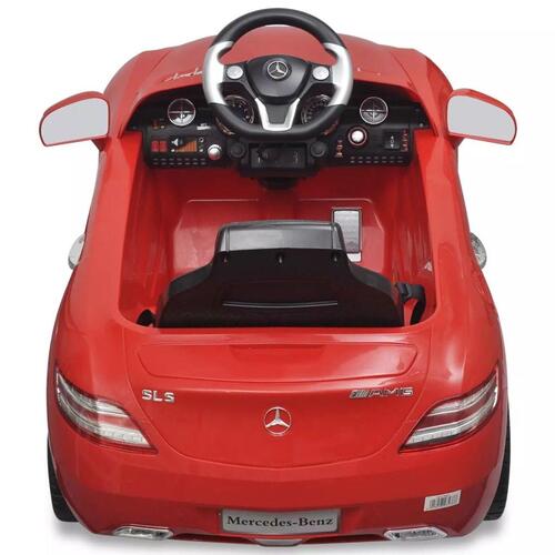 Elektrisk ride-on bil, Mercedes Benz SLS AMG, rød, 6 V, fjernbetjening