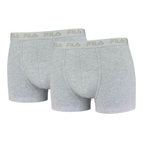 Fila boxershorts til mænd - grå, str. S (2-pack)