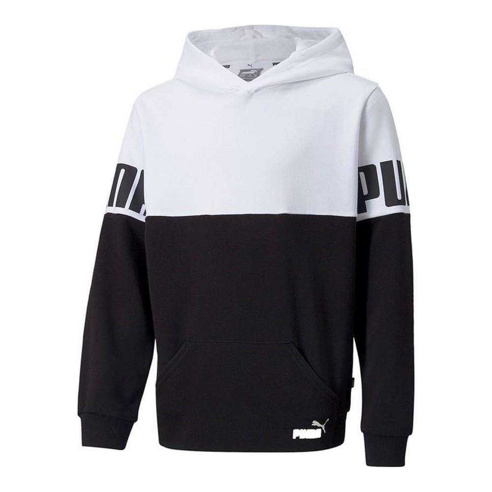 Puma Colorblock sweatshirt til mænd - hvid/sort