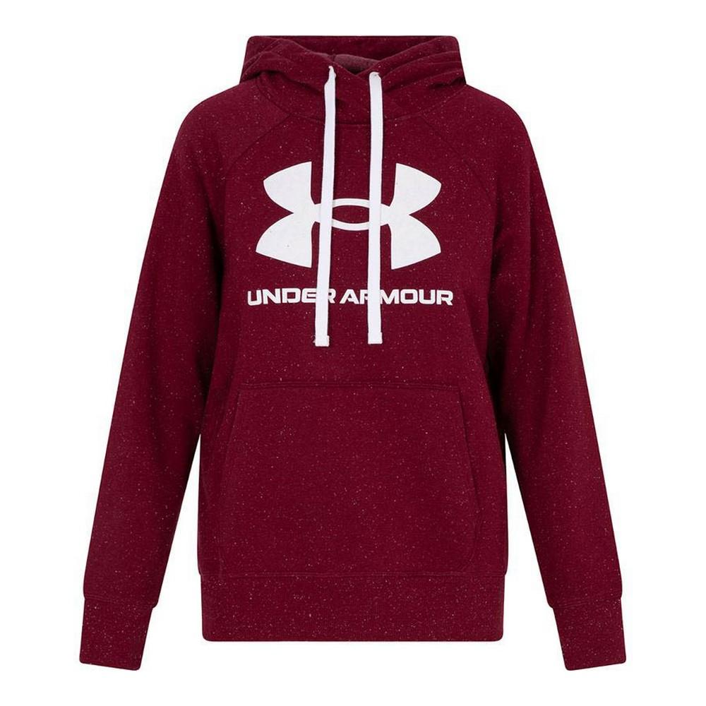 Hættetrøje Til Kvinde Under Armour Fleece Rival Rød Mørkerød