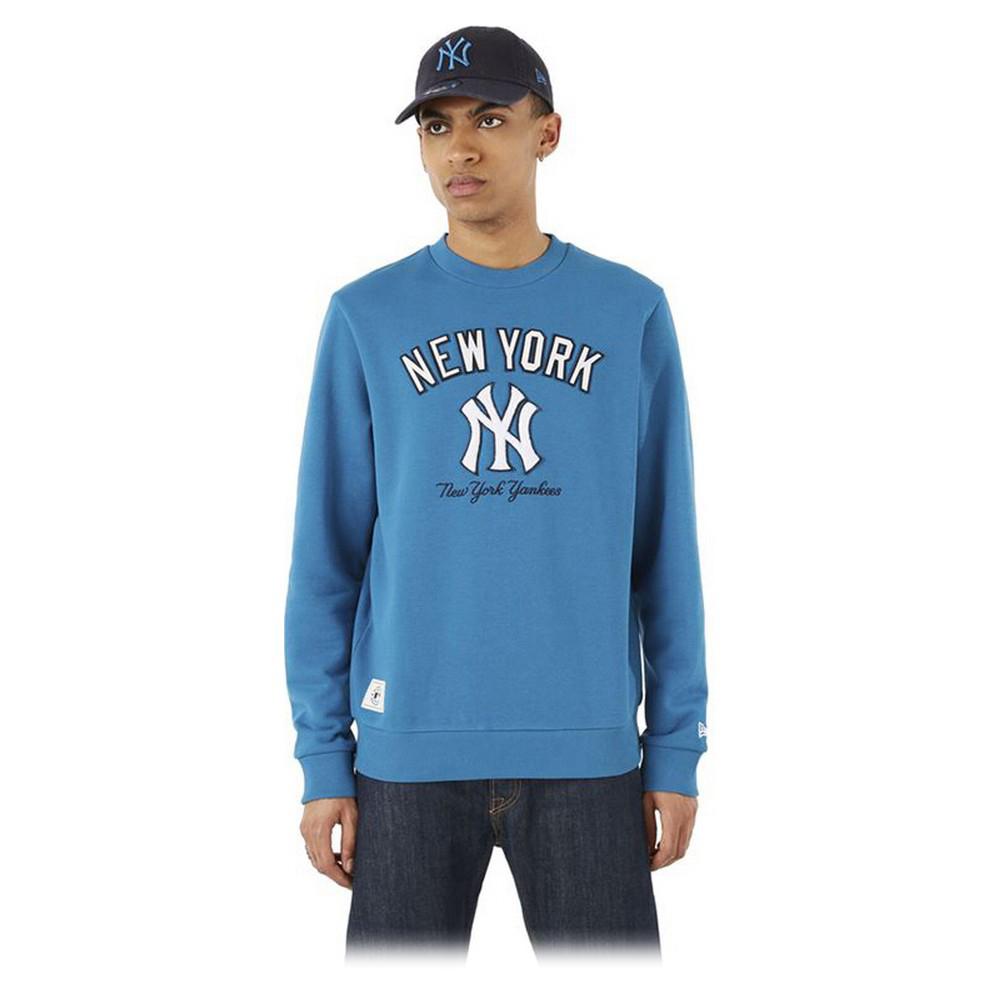 Billede af Sweaters uden Hætte til Mænd New Era MLB Heritage New York Yankees Blå L