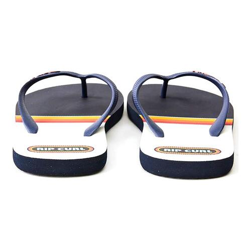 Klipklappere til mænd Rip Curl Revival Strip Sort Hvid 41