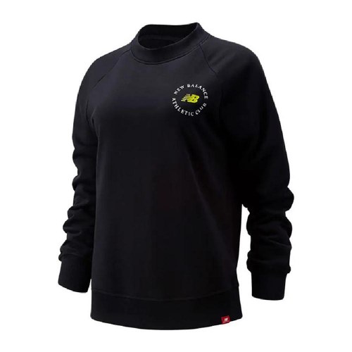 New Balance Essentials Athletic Club sweatshirt uden hætte - herre, sort, XS