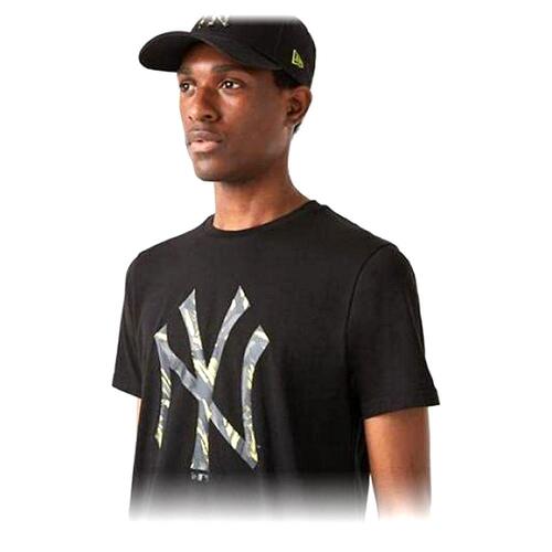New Era NY Yankees T-shirt til mænd, sort, XL
