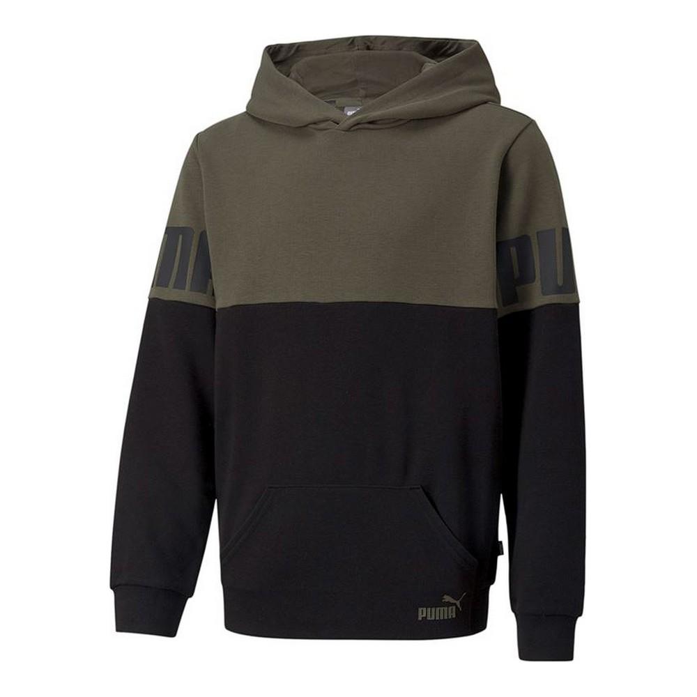 Puma Colorblock sweatshirt til mænd - grøn (7-8 år)