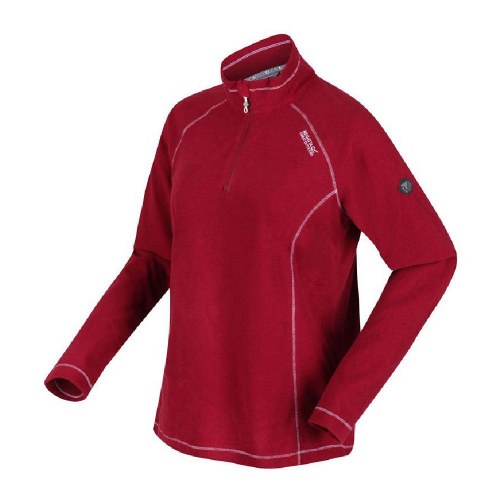 Regatta Montes Lightweight half-zip fleecetrøje dame - rød (str. 18)