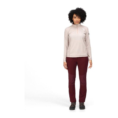 Regatta Montes Lightweight Half-Zip fleecetrøje dame - lyserød (str. 8)