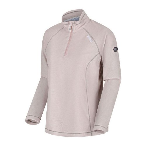 Regatta Montes Lightweight Half-Zip fleecetrøje dame - lyserød (str. 8)