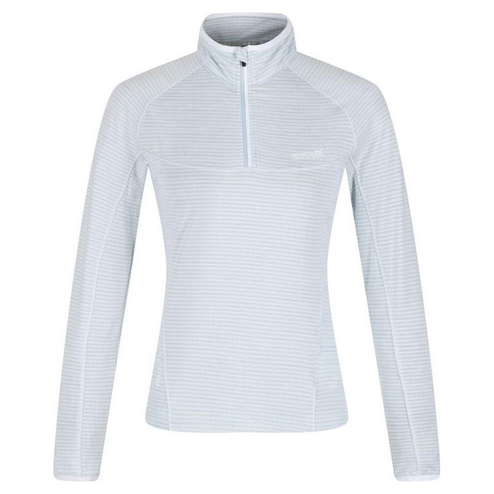 Kortærmet T-shirt til Kvinder Regatta Yonder Half-Zip Hvid 8