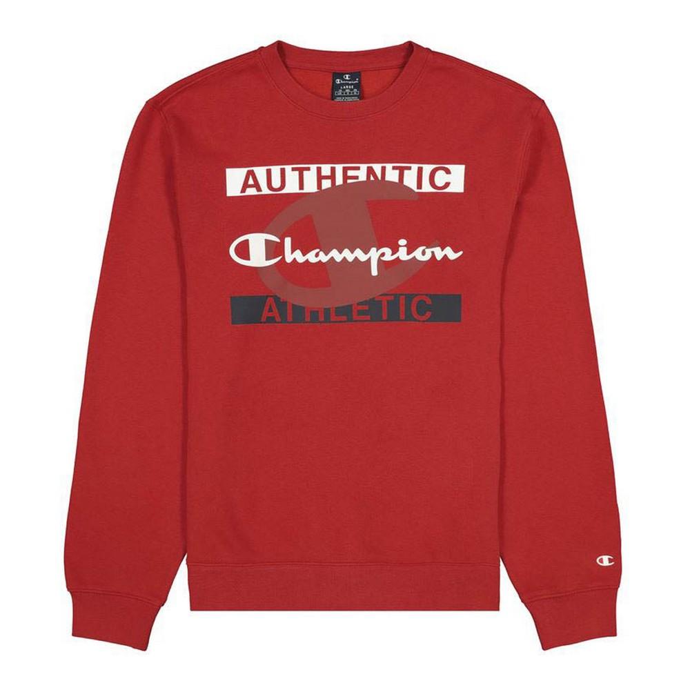 Champion Authentic Athletic Sweatshirt Til Mænd Rød Xs