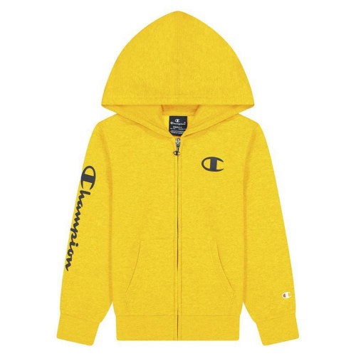 Champion sportsjakke til drenge - Full Zip Logo, gul