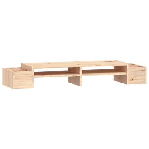 Skærmholder 100x27,5x15 cm massivt fyrretræ
