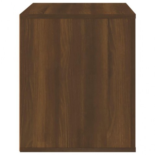 Sengebord 50x39x47 cm brun egetræsfarve