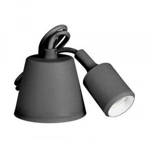 EDM Product bordlampe 32421 - sort silikone, E27, 60 W (98,4 × 4,4 cm)