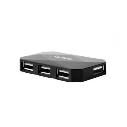 USB hub 4-ports - Natec NHU-0647 (USB 2.0, sort)