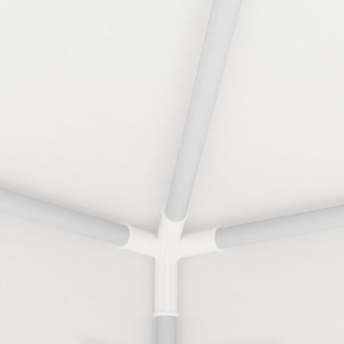 Festtelt med sidevægge 2,5x2,5 m 90 g/m² hvid