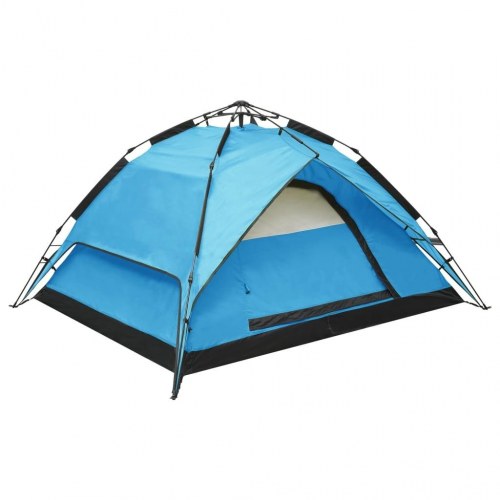 Pop-up campingtelt 2-3 personer 240x210x140 cm blå