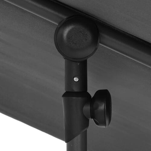 Parasol med aluminiumstang 2x1,5 m antracitgrå