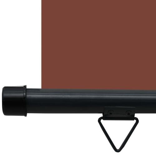 Sidemarkise til altan 65x250 cm brun