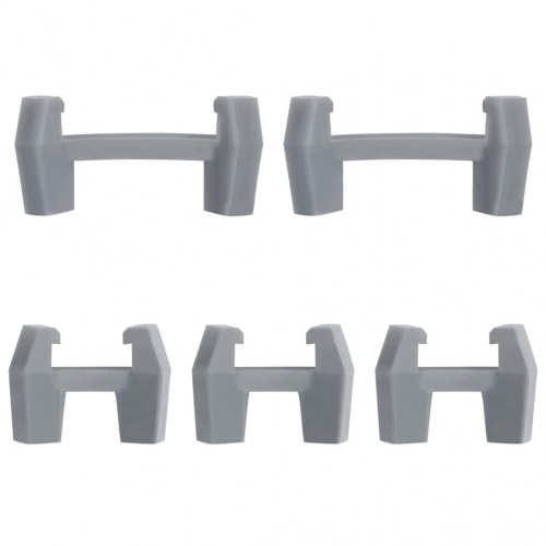 Gulvafløb med 2-i-1 dæksel 25x25 cm rustfrit stål