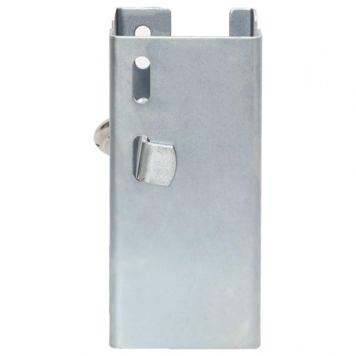Trailerlås i stål 11 × 11 × 23,5 cm - sølvfarvet koblingslås