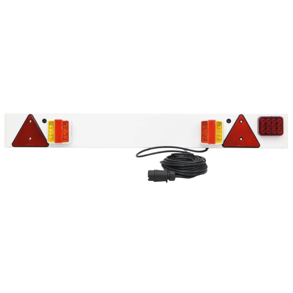 Trailerlygte 15x6x14 cm 12 V LED pære rød