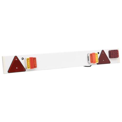 Trailerlygte 15x6x14 cm 12 V LED pære rød