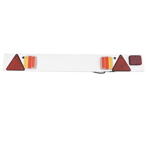 Trailerlygte 15x6x14 cm 12 V LED pære rød
