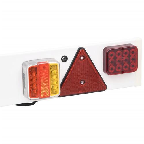 Trailerlygte 15x6x14 cm 12 V LED pære rød