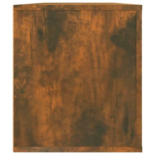 TV-bord i konstrueret træ 100 x 35 x 40 cm - røget egetræsfarve
