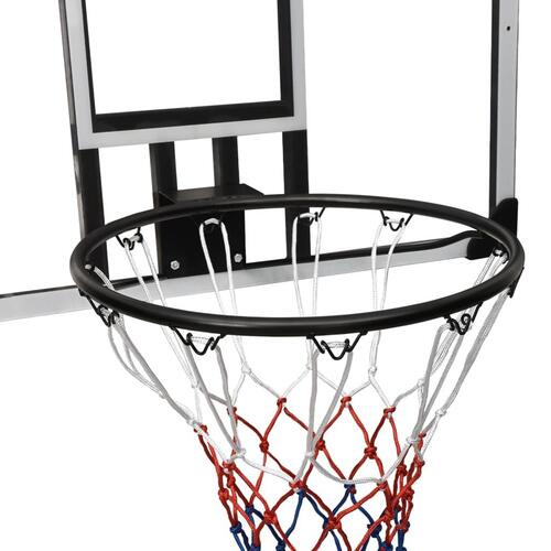 Basketballkurv med plade 90x60x2,5 cm polycarbonat transparent