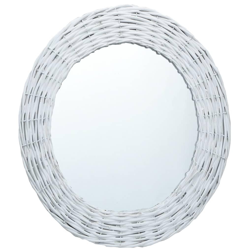 Spejl 120x60 cm flet hvid